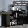 HOMCOM Buffet meuble de rangement 2 tiroirs coulissants 3 Voir les images du produit 3