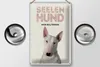 Blechschild 20x30cm Seelen Hund mein Bullterrier Produktbild-Vorschau 2