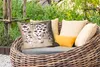 MuchoWow® Outdoor Kissen - Weltkarte - Beige - Tiere - Produktbild-Vorschau 3