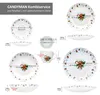 30 ks Combi Service Candyman Porcelán 6 osob Talíře Šálky Náhled obrázku produktu 8