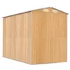 vidaXL Capanno per attrezzi Marrone chiaro 192x274x223 cm Anteprima dell’immagine prodotto 6