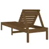 CLORIS Sonnenliege Honigbraun 199,5x60x74 cm Massivholz Produktbild-Vorschau 5