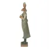 Clayre & Eef Figurine Lapin 11x8x33 cm Vert Polyrésine Voir les images du produit 3