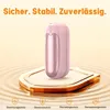 Dobíjecí ohřívače rukou, 2× elektrický kapesní ohřívač Náhled obrázku produktu 7