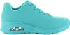 A single turquoise sneaker is shown against a white background. Voir les images du produit