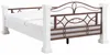 Bett Byzanz 200x200 Massivholz weiß Produktbild-Vorschau 6
