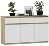 Komoda 120 cm 3 zásuvky 3 dveře skříňka FRAMIRE S-3 mix Náhled obrázku produktu 2