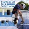 Solarpanel PV Halterung Trapezblech Flachdach Montage + Produktbild-Vorschau 4