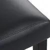 WOLTU 2er-Set Barhocker mit Lehne, Massivholz, Kunstleder, Produktbild-Vorschau 8