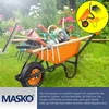 MASKO® Schubkarre Bauschubkarre Gartenschubkarre 100 Liter Produktbild-Vorschau 7