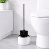 3/6er Set Toilettenbürste WC Bürste Edelstahloptik Stiel Voir les images du produit