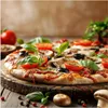 Küchenrückwand Spritzschutz Glas mit Motiv Pizza im Produktbild-Vorschau 3