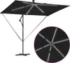 Auskragender Bananenschirm Schwarz 294 x 200 x 254 cm Produktbild-Vorschau 10