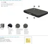 Collage of an air mattress, showing its details and features, alongside product information text. Náhled obrázku produktu