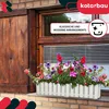 KOTARBAU® Blumenkasten Blumentopf 58x18x16 cm Weiß Produktbild-Vorschau 4