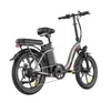 A studio shot of a folding electric bicycle against a white background. Produktbild-Vorschau
