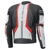 Held Street 3.0 Motorrad Lederjacke, weiß/rot, 52 Produktbild-Vorschau 2