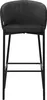 ML-Design set di 4 sgabelli da bar in tessuto antracite Anteprima dell’immagine prodotto 2