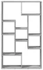 vidaXL Boekenkast, grijs Sonoma, 72x20x120,5 cm, houtvezel Productafbeelding-voorbeeld 5