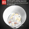 Elektrický odstraňovač slupek česneku z nerezové oceli, 200 Náhled obrázku produktu 5