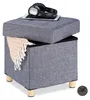 Relaxdays Sitzhocker mit Stauraum, weich gepolstert, Produktbild-Vorschau 1