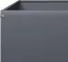 vidaXL Podwyższone łóżko antracyt 100x100x33,5 cm stal Podgląd zdjęcia produktu 5