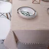 Quadratische Tischdecke 120 x 160 cm Beige Baumwolle Produktbild-Vorschau 3
