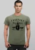 Herren Vintage Shirt Retro Print Leuchturm Schriftzug Produktbild-Vorschau 3