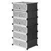 Armoire à chaussures 6 étages modulaire en plastique Voir les images du produit 5
