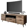 TV-Schrank ONYX LOFT auf Füßen 158 cm, schwarze Griffe Produktbild-Vorschau 1