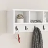 vidaXL Szafka nocna do montażu na ścianie, biała, 100 x 16 Podgląd zdjęcia produktu 4