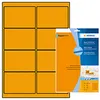 Etiketten A4 neon-orange 99,1x67,7 mm Papier matt 160 St. Produktbild-Vorschau 6