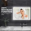 Specchio da bagno a LED kleankin, 80 x 60 cm, con Anteprima dell’immagine prodotto 7