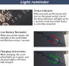Close-up images and text explaining light indicators for a mouse. Produktbild-Vorschau