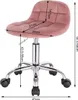 Happyment Tabouret tournant Moderne - Avec dossier sur Voir les images du produit 4