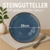 6 Steingut Teller Hochwertige Speiseteller Geschirr Produktbild-Vorschau 11