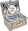Picknickkorb geflochtene Weide shabby style 2 Personen Produktbild-Vorschau 5