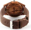 Alienwork Armbanduhr Herren Damen Braun Canvas-Armband Gelb Produktbild-Vorschau 5