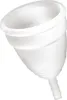 Coppetta mestruale Yoba Nature Santé in silicone bianco L Anteprima dell’immagine prodotto 1
