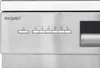 Close-up of a stainless steel dishwasher control panel. Produktbild-Vorschau