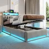 UnboxG Graues Samt-Einzelbett 90x200 cm mit Stauraum, Produktbild-Vorschau 10