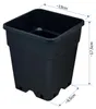 Pflanztopf, quadratisch/schwarz, 2 Liter Produktbild-Vorschau 1