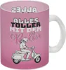Alles toller mit dem Roller Glas Tasse Das witzige Design Produktbild-Vorschau 1