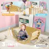 AIYAPLAY 3 in 1 Klettergerüst Set mit Tischplatte Kissen, Produktbild-Vorschau 4