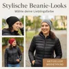 Čiapka typu "beanie" s trblietkami, nity, farba hnedá Náhľad obrázku produktu 7