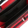 A close-up view of the interior of a red and black tool bag. Náhľad obrázku produktu