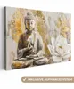 Leinwandbilder 120x80 cm - Buddha, moderne Wandbilder für Produktbild-Vorschau 1