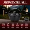 GUSSKÖNIG GK-7 Gusskönig Eingebrannter Dutch Oven Set 12L Anteprima dell’immagine prodotto 2