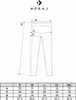 A size chart for leggings with measurements labeled A, C, D, and E, along with corresponding sizes S, M, L, XL, and 2XL. Produktbild-Vorschau