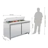 Polar Arbeitstisch 527 Liter 2-Türig - Serie U Produktbild-Vorschau 2